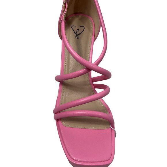 Windsor Women's April Pink Squared Toe High Heels Sz 7.5 - NWB - Picture 7 of 9